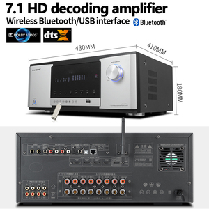 Amplificatore di potenza 7.1 ad alta potenza per home theater DTS <span class=keywords><strong>karaoke</strong></span> amplificatore audio e riproduzione video - Product Image 3