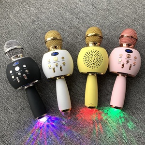 New Style Customize LOGO Kids Gift <b>Wireless</b> LED Handheld Speaker <b>Microphone</b> With CE RoSH - Product Image 6