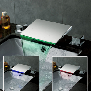 Trung Quốc Hiện Đại Màu Sắc Thiết Kế Thay Đổi Thác Lưu Vực Nước Glow <span class=keywords><strong>Led</strong></span> Vòi Ánh Sáng - Product Image 4