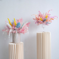 Fleur artificielle couleur bonbon, style feux d'artifice, bouquet éternel de fleurs séchées pour la décoration de table, desserts, maison et mariages