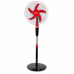 Quạt Đứng 12 Inch Kỹ Thuật Số CE 15 Tầng Gua 16 Inch Linh Kiện Miễn Phí 3 Điều Chỉnh Tốc Độ Điện + Năng Lượng Mặt Trời Màu Xanh Đen Làm Mát Không Khí - Product Image 4