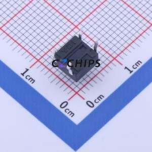 TS-1095PD-A6B3-D2 Tactile Switch Through hole-4P,6x6mm Switch Single Pole Single Throw Round Button 2.5N Through Hole - Product Image 2