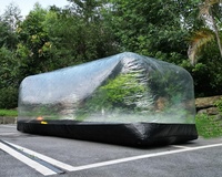 Housse de protection transparente en PVC pour voiture, abri gonflable pour garage, tente de rangement en forme de bulle