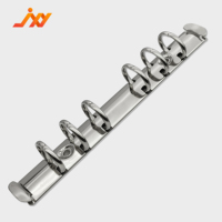 Open 6-Ring Binder Mechanics Nickel Binder Clips Anneaux de dossier en métal pour les accessoires de fichiers et l'organisation des ordinateurs portables