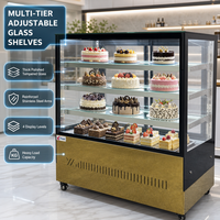 Réfrigérateur de présentation de pâtisseries encastrable sur mesure pour les cafés 35.6-46.4 ° F