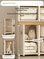 Armoire de rangement pour bébé Vsuch, grande, anti-basculement, avec tiroir et porte fermée, pour jouets, vêtements, chambre d'enfant, maison