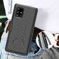Étui de téléphone de luxe antichoc avec coque rigide en PC+TPU pour A32 A52 A71 5G, couleur personnalisée