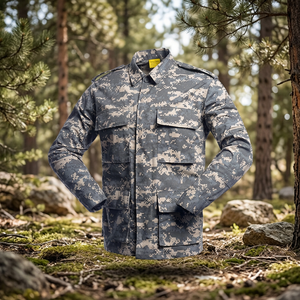 Wholesale Unisex Camouflage Black Breathable Woven <b>Ripstop</b> Polyester/Cotton <b>Cargo</b> Tactical <b>Pants</b> BDU Tactical Uniform ONSTYLE - Product Image 3
