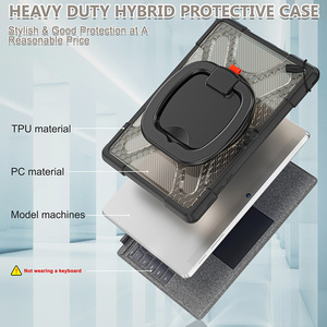 Housse hybride robuste et résistante pour <span class=keywords><strong>Microsoft</strong></span> <span class=keywords><strong>Surface</strong></span> GO/<span class=keywords><strong>GO2</strong></span>/GO3, étui universel à poignée rotative de 10.5 pouces pour tablette - Product Image 2