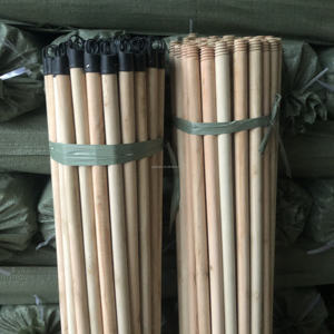 Mango de escoba de madera recubierto de PVC Color personalizado de alta calidad/Palos de fregona de madera/mango <span class=keywords><strong>Broomo</strong></span> - Product Image 1