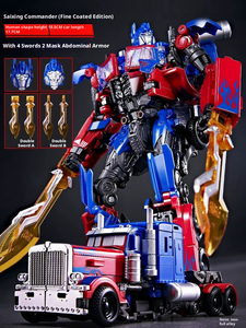 Mô hình đồ chơi robot biến hình nhựa cao cấp có cánh, kèm xe kéo và bộ cánh, mới, tỷ lệ 1:48, có chức năng thổi khí - Product Image 4