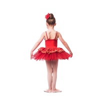 Robe de tutu de danse de ballet pour bébé fille de Noël rouge mignonne, robe de tutu pour le 1er anniversaire