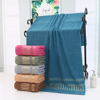 Ensemble de serviettes de bain en pur coton absorbant doux à séchage rapide épaissi pour adultes pour un usage domestique Cadeau ménager pour hommes et femmes