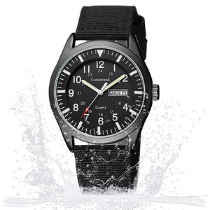 Nuovo orologio data e settimana 12/24 ore display orologi da uomo. Cinturino in Nylon per orologio Casual Shi Ying - Product Image 4