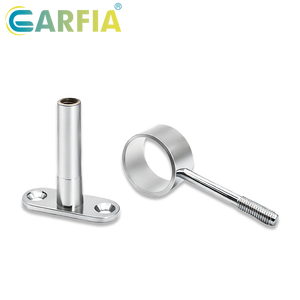 Supporto per palo appeso per <span class=keywords><strong>armadio</strong></span> moderno semplice di vendita caldo per supporto per palo per <span class=keywords><strong>armadio</strong></span> in tubo da 16*30mm supporto per tubo in lega di zinco - Product Image 5