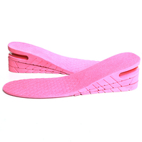 Semelles rehausseuses de taille couleur rose, échantillon gratuit, semelle rehausseuse de taille, semelle rehausseuse de chaussure, semelle rehausseuse de taille
