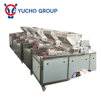 Nouvelle ligne de production de mini-cupcakes entièrement automatique de l'usine de Shanghai, machine de remplissage en acier inoxydable 304 de haute qualité, certifiée CE ISO