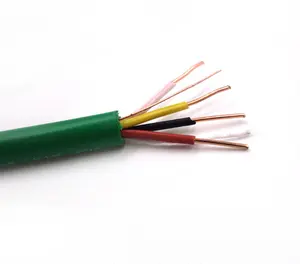 KNX Certificated Cable Green Sheath 2 Twisted Pairs Quad Wires 0.8mm Bare Copper KNX wiring system BUS EIB KNX Cable