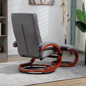 <span class=keywords><strong>Fauteuil</strong></span> inclinable <span class=keywords><strong>gris</strong></span> pelucheux pour fauteuils inclinables de massage Vente en gros Design <span class=keywords><strong>moderne</strong></span> <span class=keywords><strong>Fauteuil</strong></span> inclinable paresseux populaire avec repose-pieds - Product Image 3