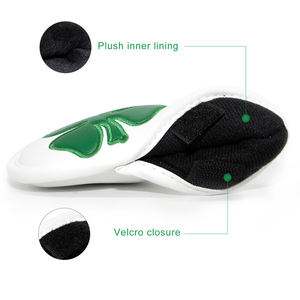 Custom Iron <b>Golf</b> <b>Head</b> <b>Covers</b> Wedges Headcovers 4 Leaves Lucky Design 10pcs 4-9 a S P X <b>Golf</b> Iron Headcover Set - Product Image 2