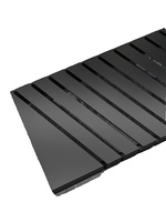 Présentoir de carreaux en céramique à grain de bois, type inséré incliné, sur pied, mobile, conception épaissie, pour échantillons de pierre, modèle 02