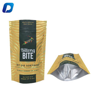 מותאם אישית מודפס באיכות גבוהה מזון כיתה ריח הוכחה לעמוד רוכסן בשר הבקר שקיות - Product Image 6