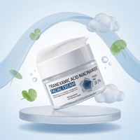 Crème Visage à l'Acide Tranexamique et Niacinamide Hydratante Éclaircissante Apaisante Soin du Visage Léger pour Toutes les Tendances