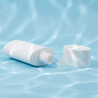Envase de Plástico PP de 30 ml con Tapa de Rosca para Rímel Protector Solar, Estilo Bonito, Forma Redonda, Material de Embalaje Cosmético