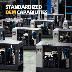 Compressor de Ar Industrial Portátil de Parafuso, Equipamento Único, 220V, Pequeno, 7.5KW, Silencioso, para Uso Automotivo, Atacado, 10HP, com Secador, Tanque de Gás, CE - Product Image 3