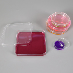 Placas de Petri desechables cuadradas de 100ml y 300ml de plástico para cultivo celular, para uso en laboratorio. - Product Image 1