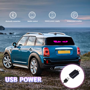 LOY汽车发光二极管广告屏Proluxion面板柔性魔鬼眼睛灯桌子卡车车窗发光二极管灯标牌 - Product Image 4