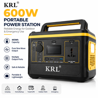 Station d'alimentation portable OEM ODM 493Wh, 600W en continu, 1000W en crête, générateur solaire LiFePO4 pour le camping en plein air et les situations d'urgence