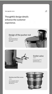 Presse-agrumes automatique extra large à grand diamètre, modèle commercial, extracteur <span class=keywords><strong>de</strong></span> <span class=keywords><strong>jus</strong></span>, presse-agrumes domestique à large ouverture, le plus vendu - Product Image 6