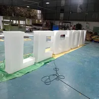 GFace Maßgefertigtes 3D-Acryl-LED-Kanalbuchstaben-Schild IP65 Wasserdicht Frontbeleuchtetes Außenwerbeschild für Auto-Einkaufszentrum-Eingang