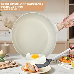Série professionnelle 3 pièces juego de ollas y sartenes sartenes antiadherente sartenes de cocina - Product Image 3