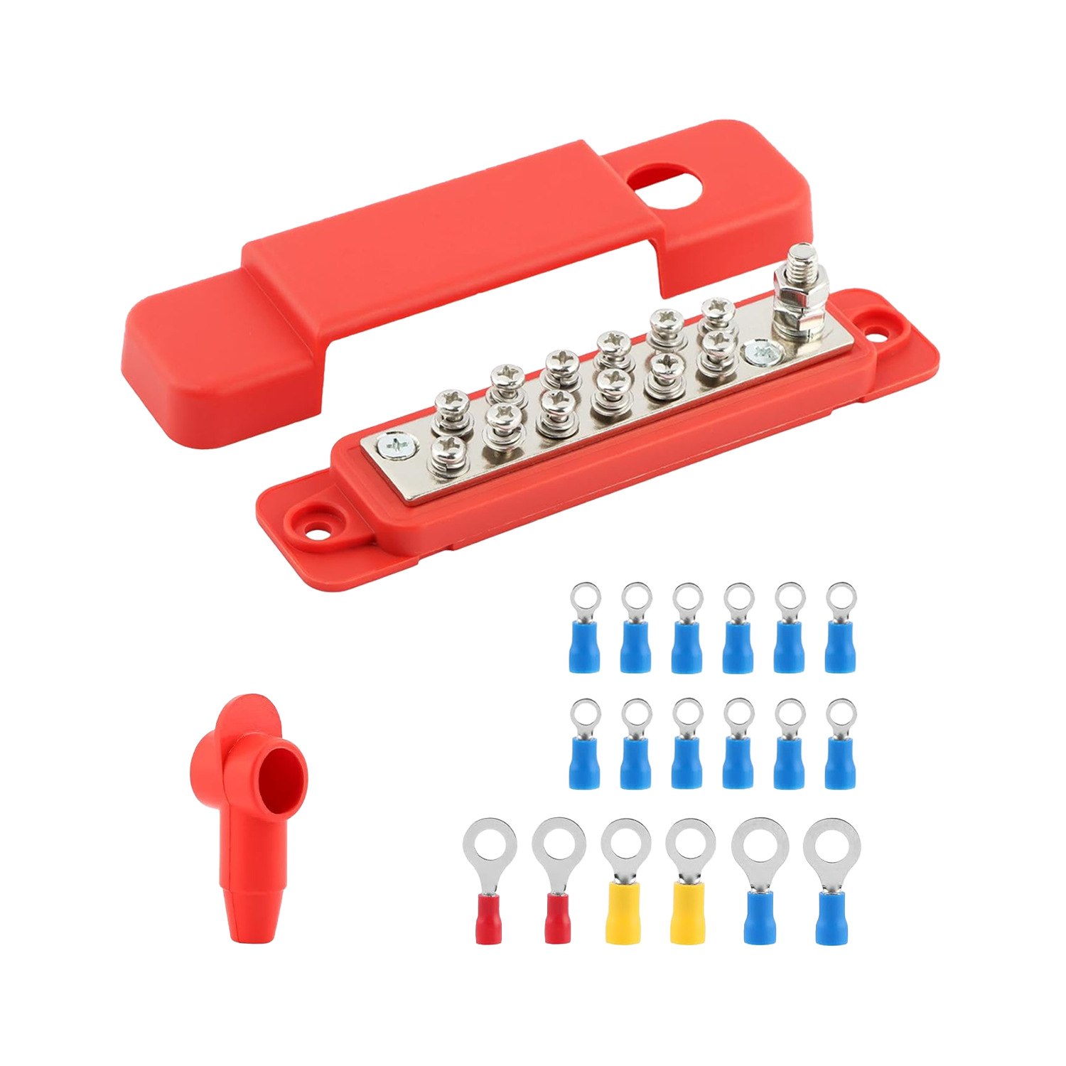 Borne de liaison rouge 12