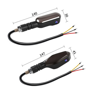 Clignotants séquentiels à LED Houyi pour moto, 12V, universels, type A et B, feux de position pour scooter et véhicule électrique - Product Image 1