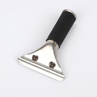 10 ''/14''/16 ''/18'' réglable Durable télescopique en aluminium pôle nettoyeur de vitres raclette noir caoutchouc poignée en plastique couleur noire