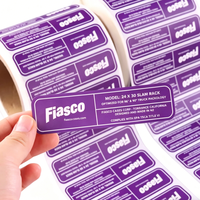 Étiquettes autocollantes personnalisées de haute qualité, en rouleau, imperméables, en PP, anti-contrefaçon, pour emballages agricoles, imprimées avec logo CMYK