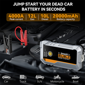 Xe Nhảy Khởi Động Tự Động Đa Chức Năng Xách Tay Xe Pin Khởi Động Xe Khởi Động Ngân Hàng Điện Pin Booster Kit - Product Image 2