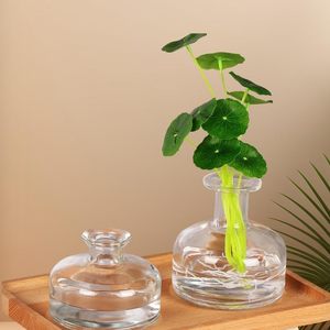 Custom Eco-Friendly High Quality <b>Reed</b> <b>Diffuser</b> Luxury 200ml Clear Round Aromatherapy Glass <b>Bottle</b> - Product Image 3
