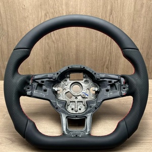 Volant de voiture complet en cuir personnalisé pour Volkswagen pour VW GTI <span class=keywords><strong>Golf</strong></span> 6 7 7R <span class=keywords><strong>6R</strong></span> 5R MK6 MK7 MK7.5 GTI GTD GTE Passat Polo - Product Image 1