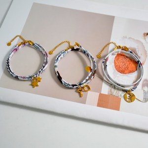 Pulsera de joyería de moda pulsera liberal personalizada cuerda de algodón mujeres pulseras de dijes personalizadas Algodón hecho a mano - Product Image 4