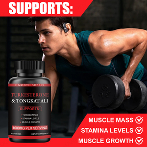 Cápsulas de Turkesterona OEM/ODM, Etiqueta Privada, Suplementos para la Salud <span class=keywords><strong>Corporal</strong></span> en Polvo, Extracto de Plantas Orgánicas, 60 Cápsulas - Product Image 5