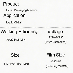 Máquina Automática para Envasado de Líquidos, Vinagre, Salsa de Soya, Aceite, Leche, Mermelada, Bebidas, Productos para el Cuidado de la Piel, Pasta, de Acero Inoxidable, Duradera y Resistente a la Oxidación - Product Image 5
