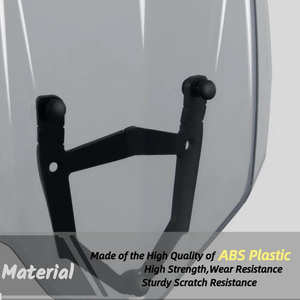 Parabrisas para Motocicleta XXUN, Deflector de Viento, Visera Compatible con YAMAHA <span class=keywords><strong>MT03</strong></span> <span class=keywords><strong>MT03</strong></span> Accesorios 2016 2017 2018 <span class=keywords><strong>2019</strong></span> - Product Image 2