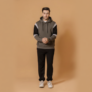 ชุดออกกำลังกายผู้ชาย ชุดวอร์มลำลอง ชุดกีฬา ชุดวิ่ง ชุดเทรนนิ่งทันสมัย ชุดแอคทีฟแวร์ สไตล์สตรีท - Product Image 1