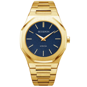 <span class=keywords><strong>Montre</strong></span>-<span class=keywords><strong>bracelet</strong></span> en or pour <span class=keywords><strong>homme</strong></span>, sur mesure, ultra-fine, en acier inoxydable, mouvement à quartz japonais GL20, <span class=keywords><strong>bracelet</strong></span> en métal, fournisseur de montres personnalisées - Product Image 2