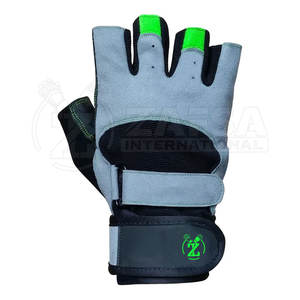 Gants de gymnastique en cuir fabriqués au Pakistan pour hommes et femmes avec support de poignet pour le sport et l'entraînement en salle de sport - Product Image 2