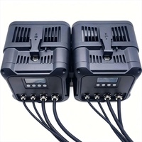 Projecteur LED PAR 16x10W RGBW DMX512 en aluminium pour intérieur/extérieur, étanche IP66, CRI90, pour événements et mariages